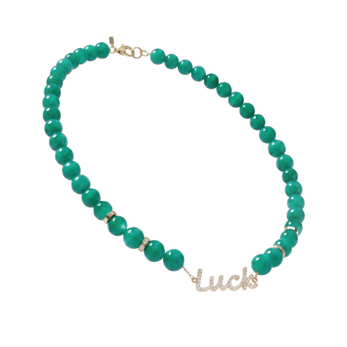 Chance Diamond Jade Necklace
