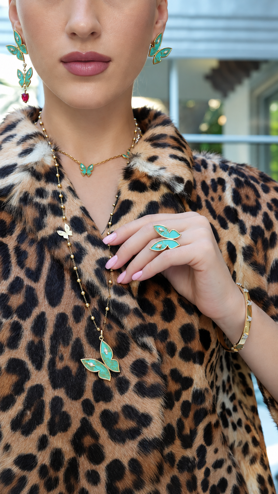 Farfalla Grand Turquoise Ring