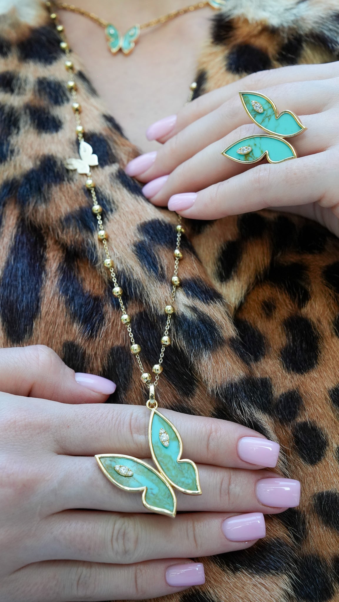 Farfalla Grand Turquoise Ring