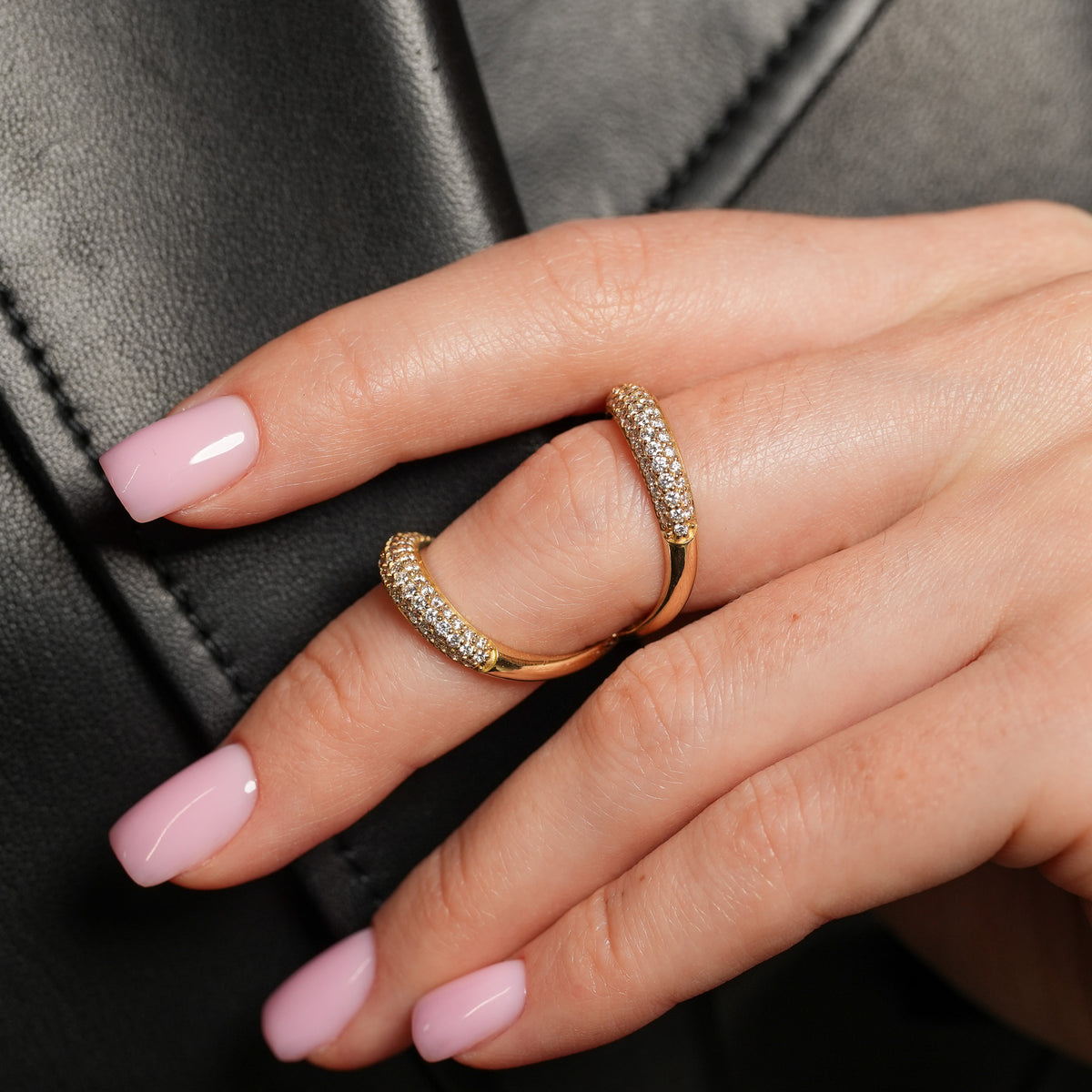 Diamond Ring, 2 Rows