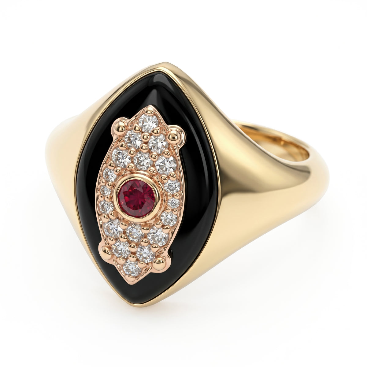 Regard Eye Pinky Ring