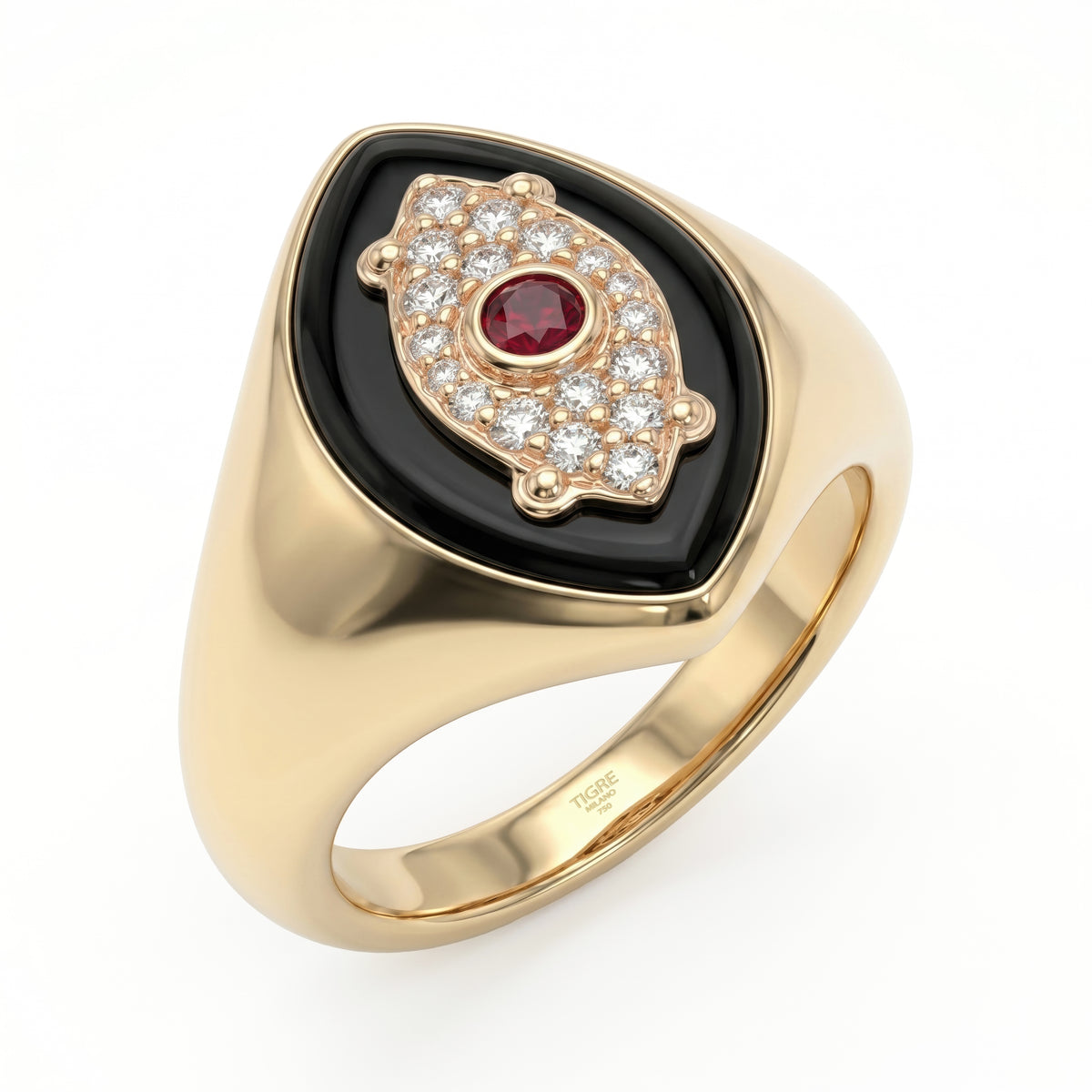 Regard Eye Pinky Ring