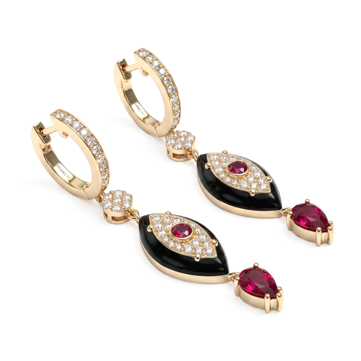 Regard Eye Drop Earrings