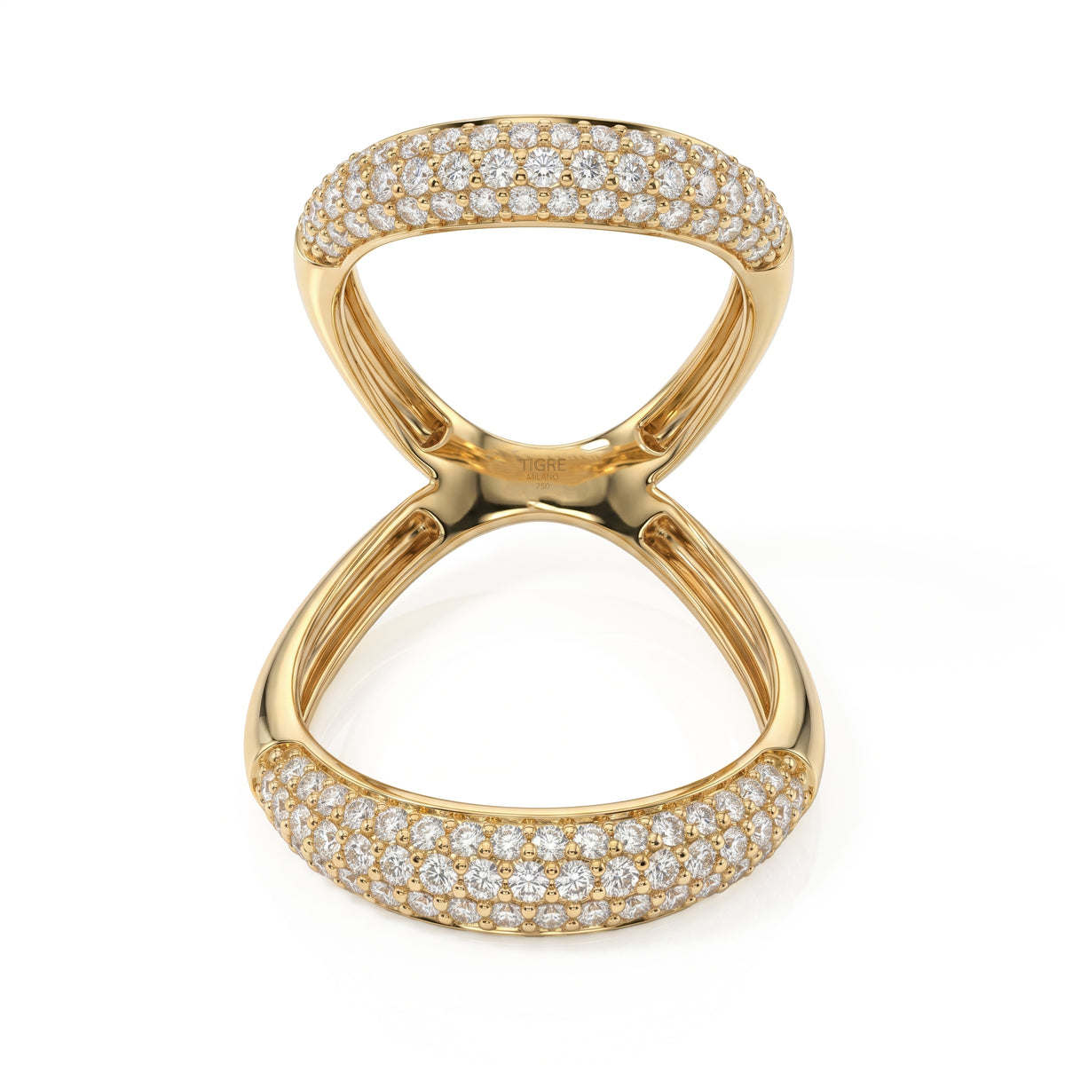 Diamond Ring, 2 Rows