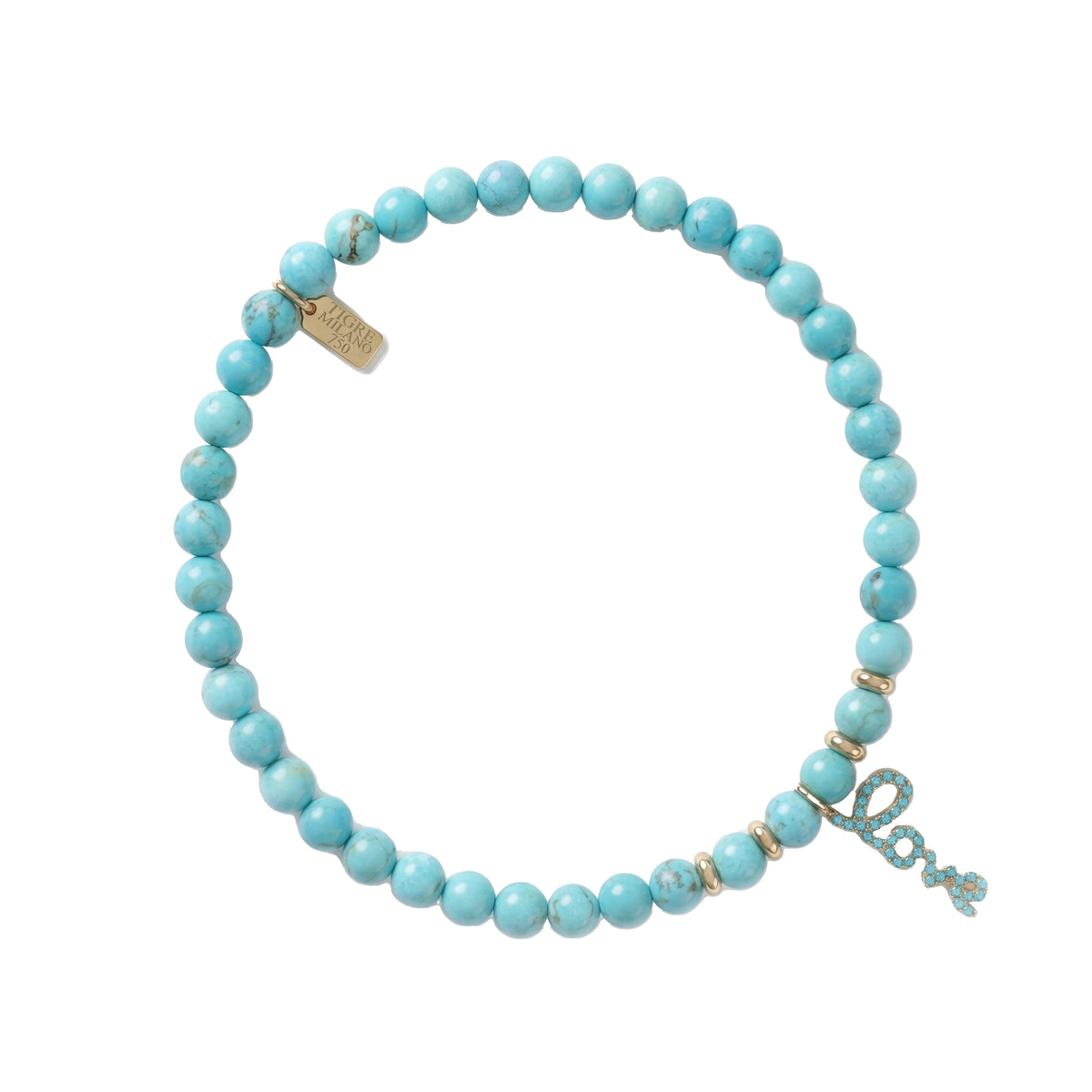 Azure Turquoise Bead Bracelet