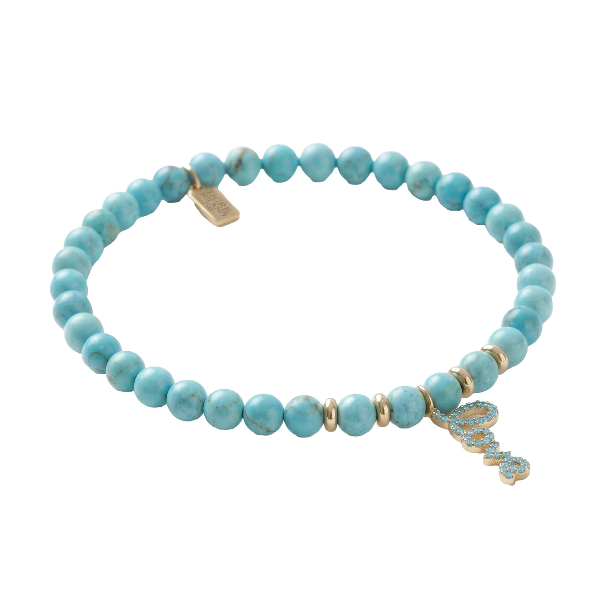 Azure Turquoise Bead Bracelet