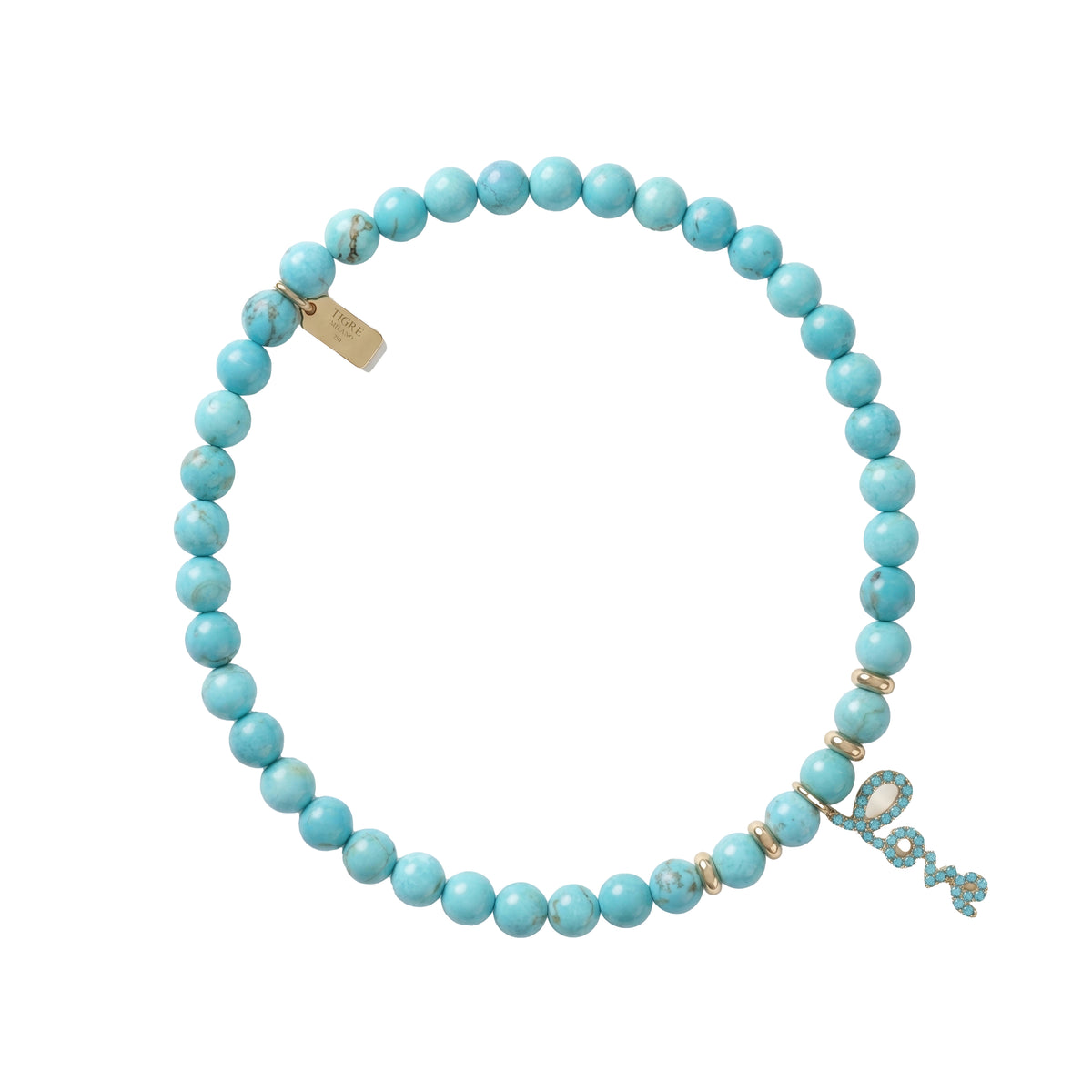 Azure Turquoise Bead Bracelet
