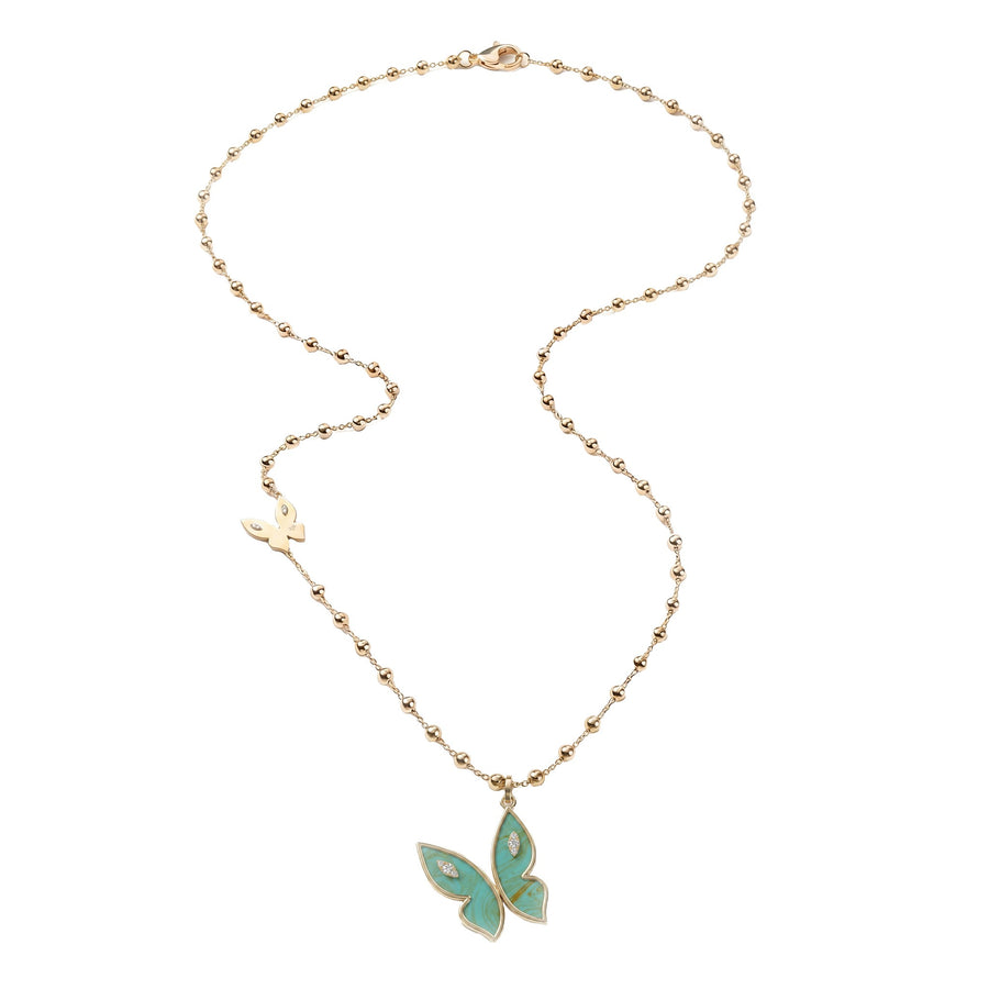 Farfalla Grand Turquoise Pendant Necklace