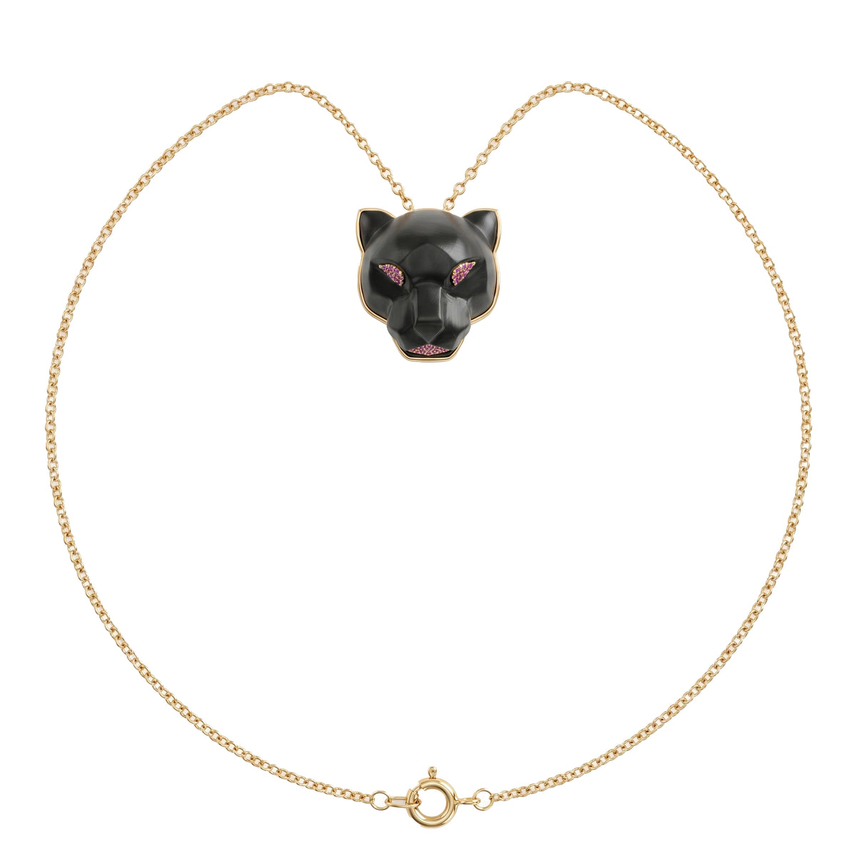 Tigre Signature Head Pendant Necklace