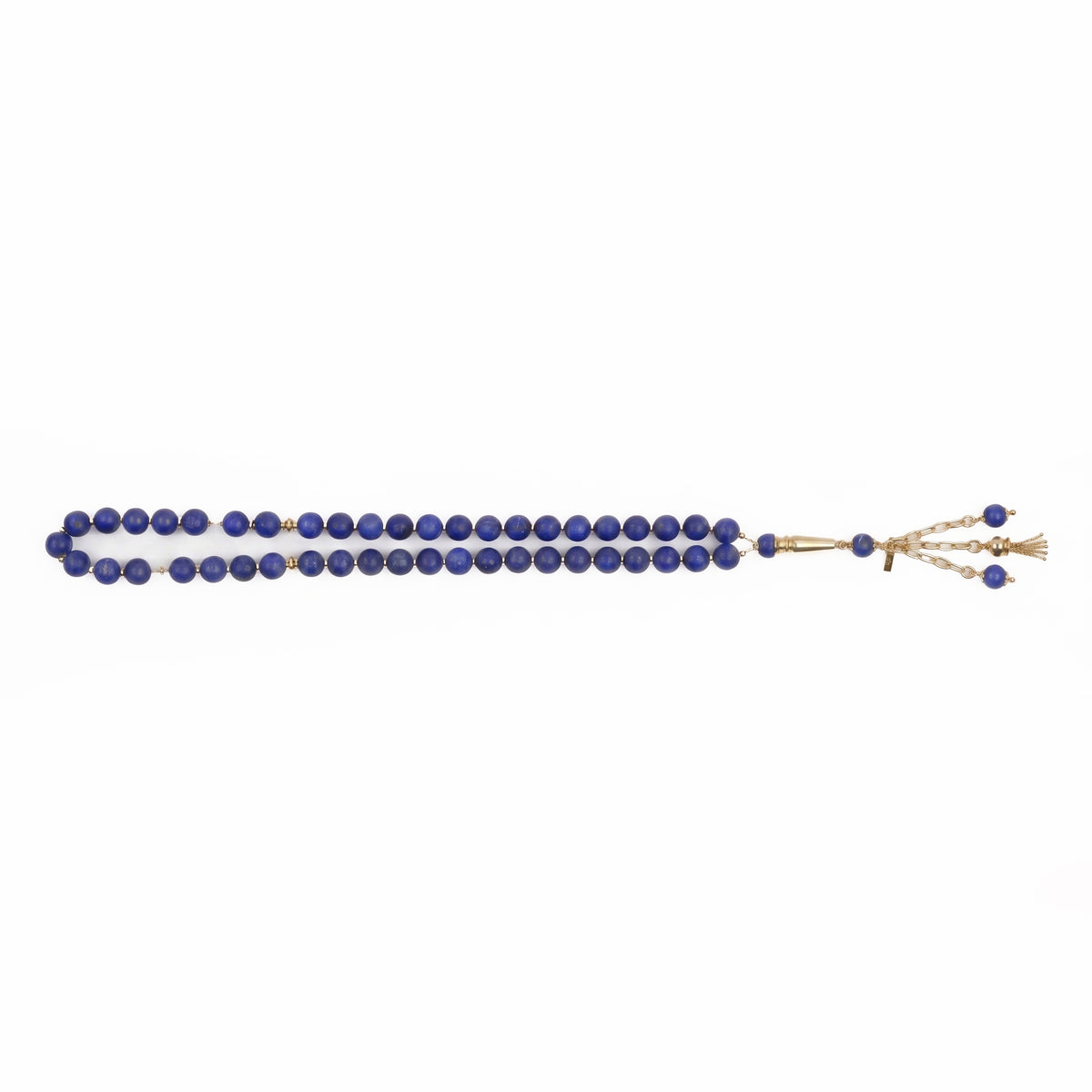 Lapis Lazuli & Gold Misbaha