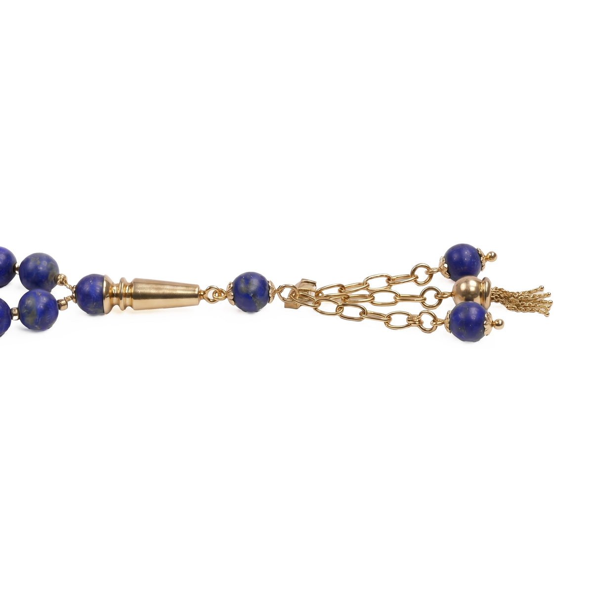 Lapis Lazuli & Gold Misbaha