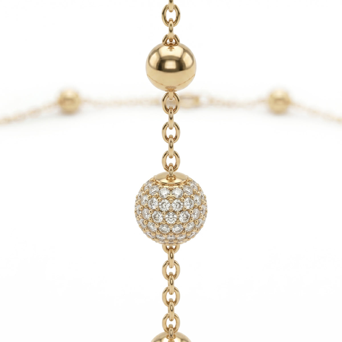 Boule Diamond Chain Hand Cuff