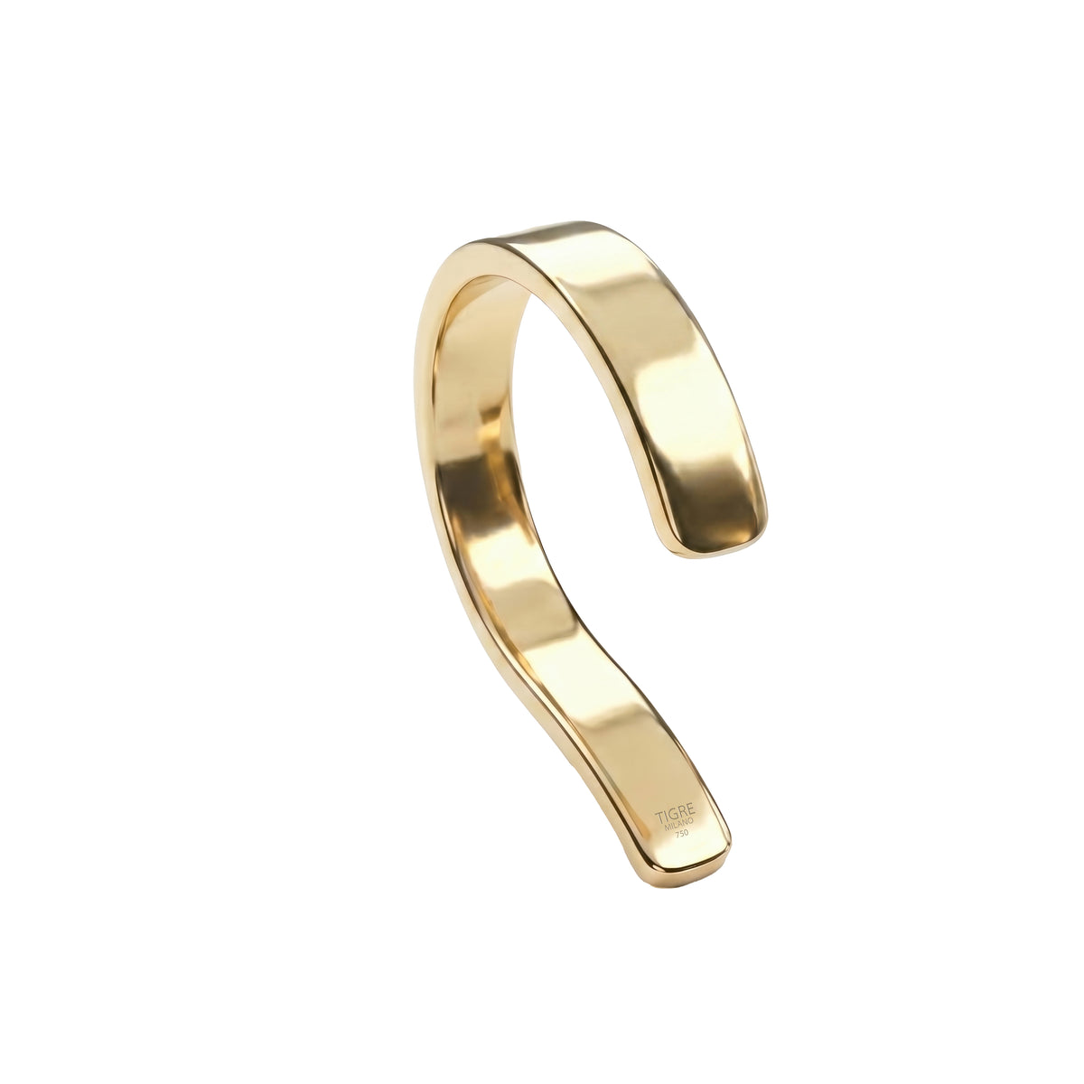 Bombe Polished Gold Ear Cuff