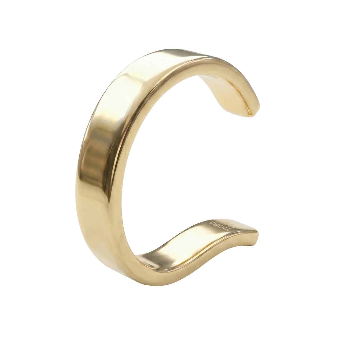 Bombe Polished Gold Ear Cuff