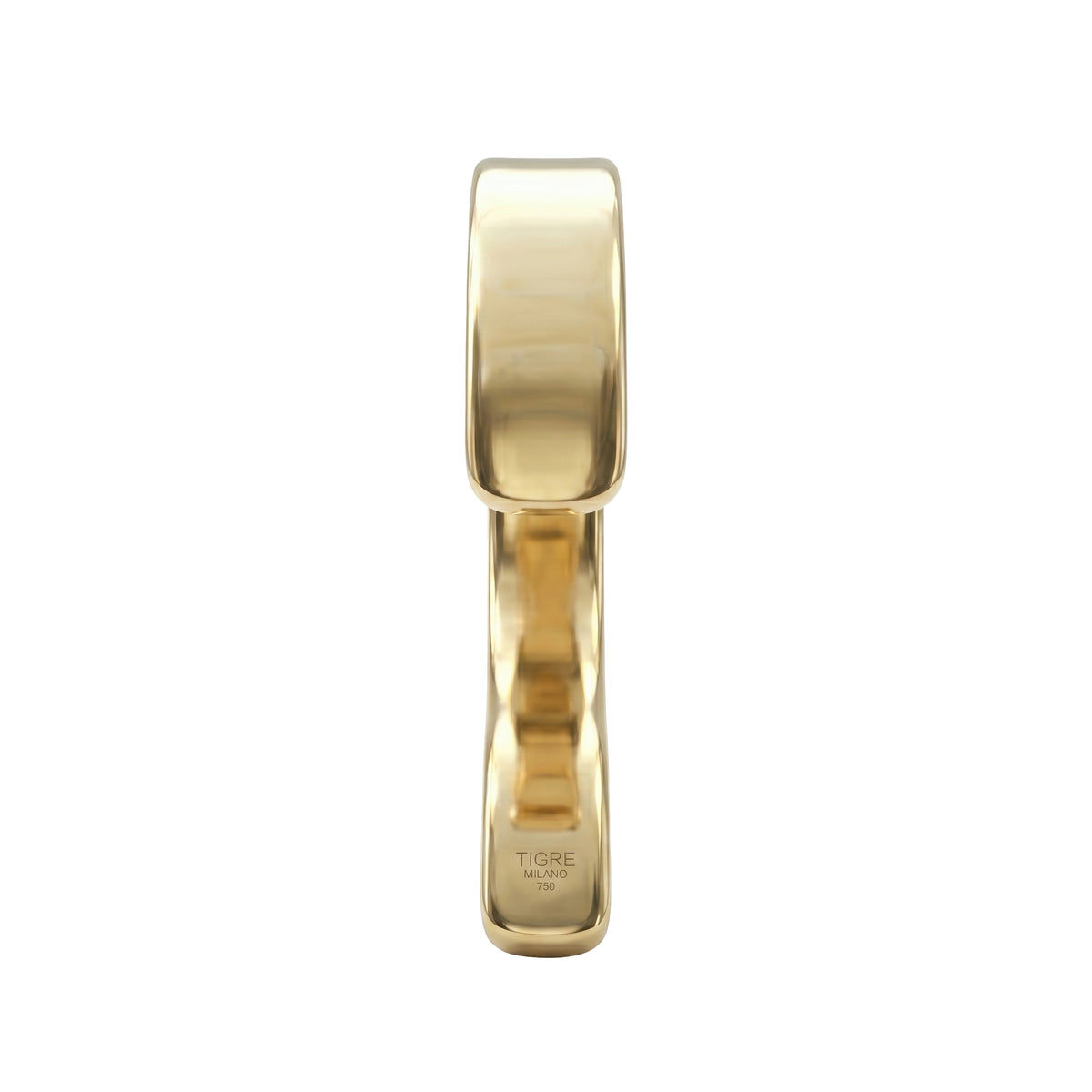 Bombe Polished Gold Ear Cuff