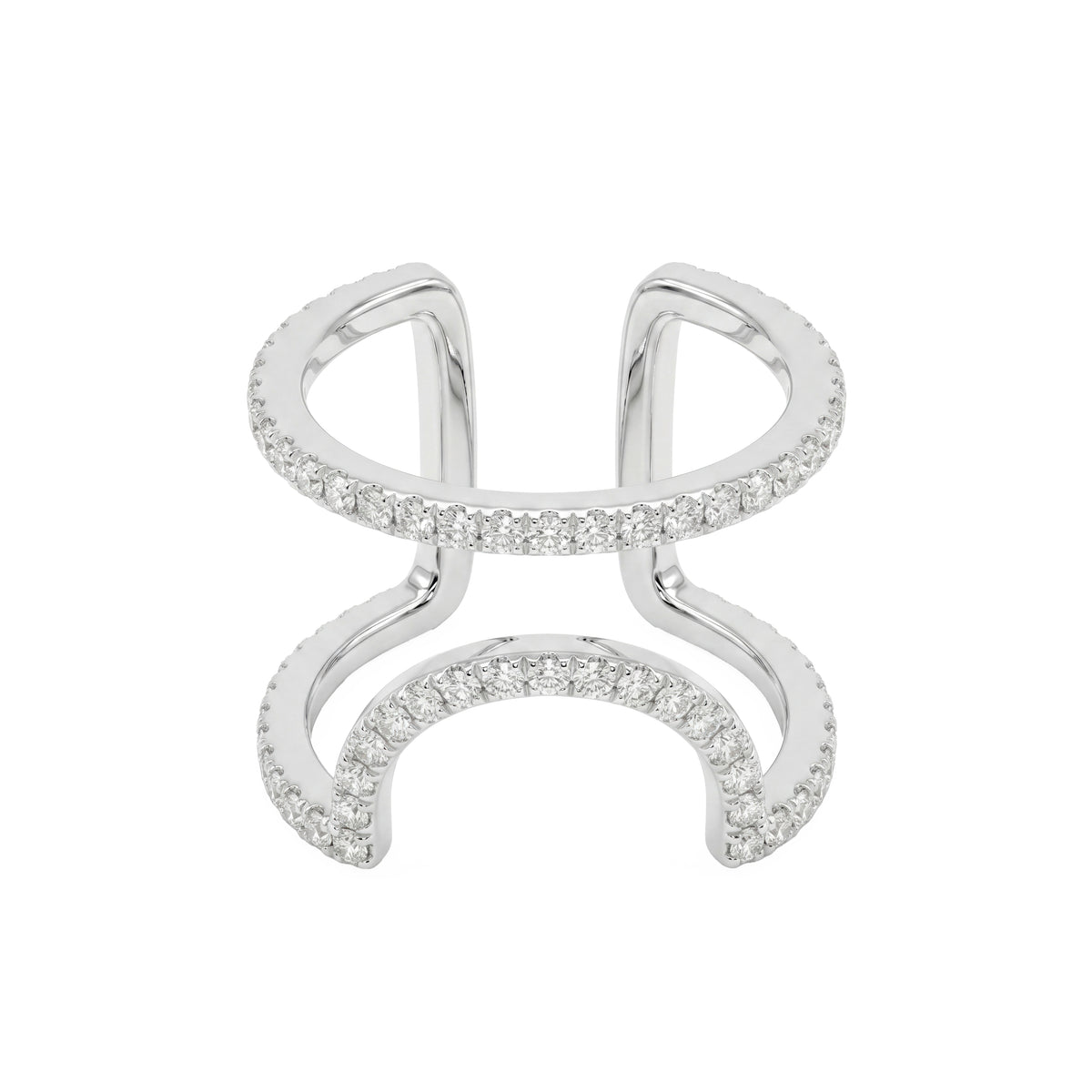 Épure White Gold Nail Ring