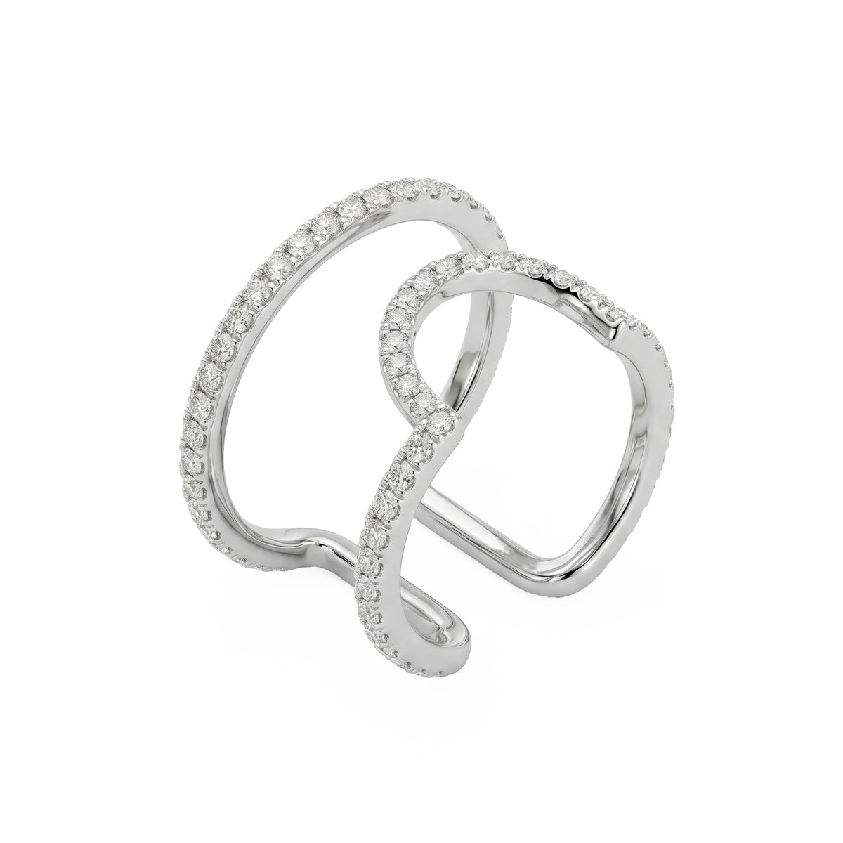 Épure White Gold Nail Ring