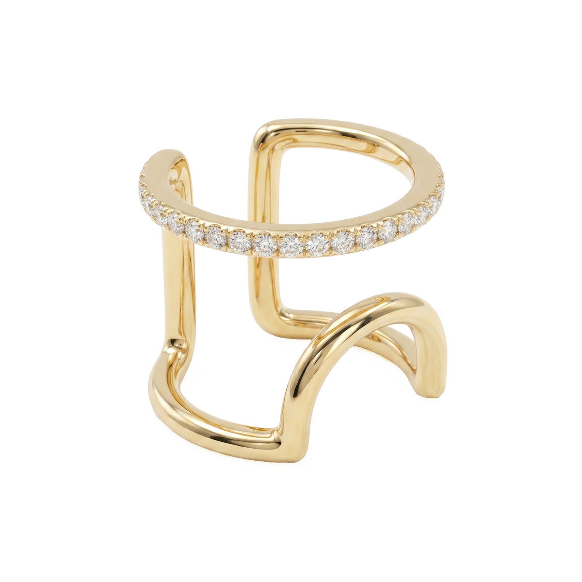 Épure Yellow Gold Nail Ring