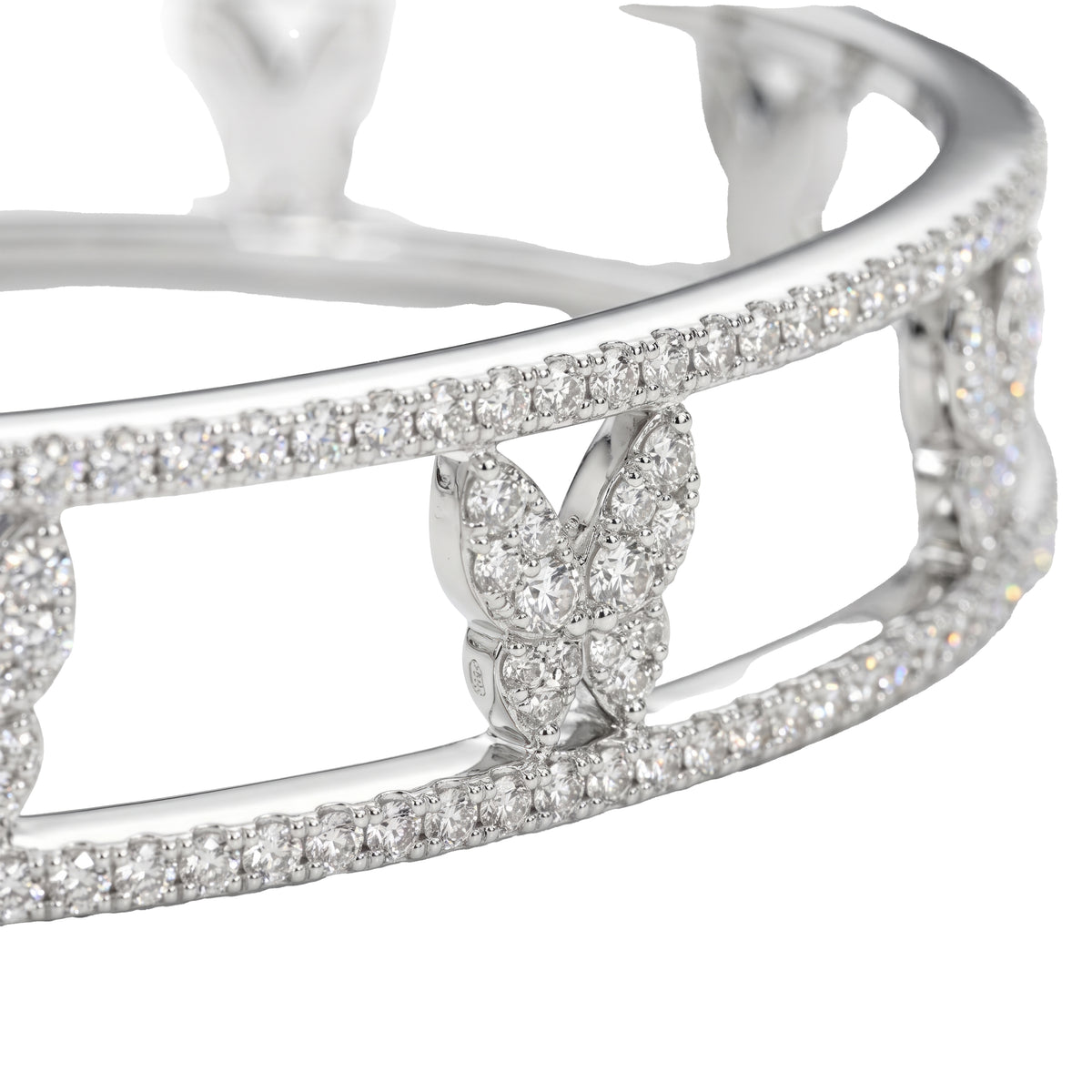 Farfalla Mini White Gold Diamond Bracelet