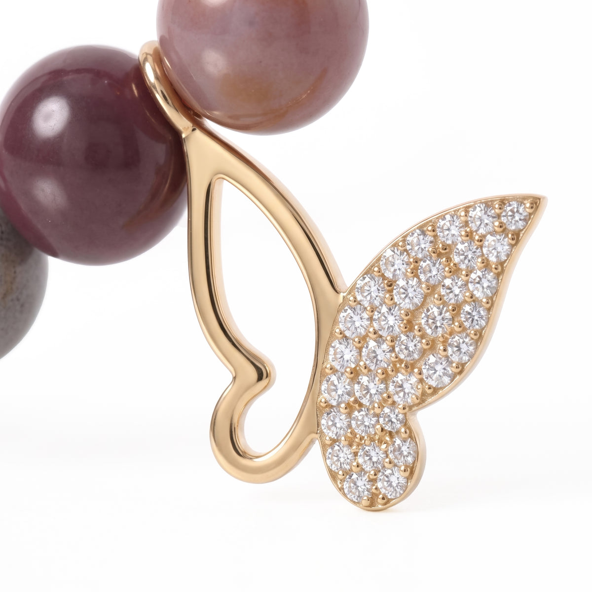 Farfalla Blush Sapphire & Bloodstone Bracelet