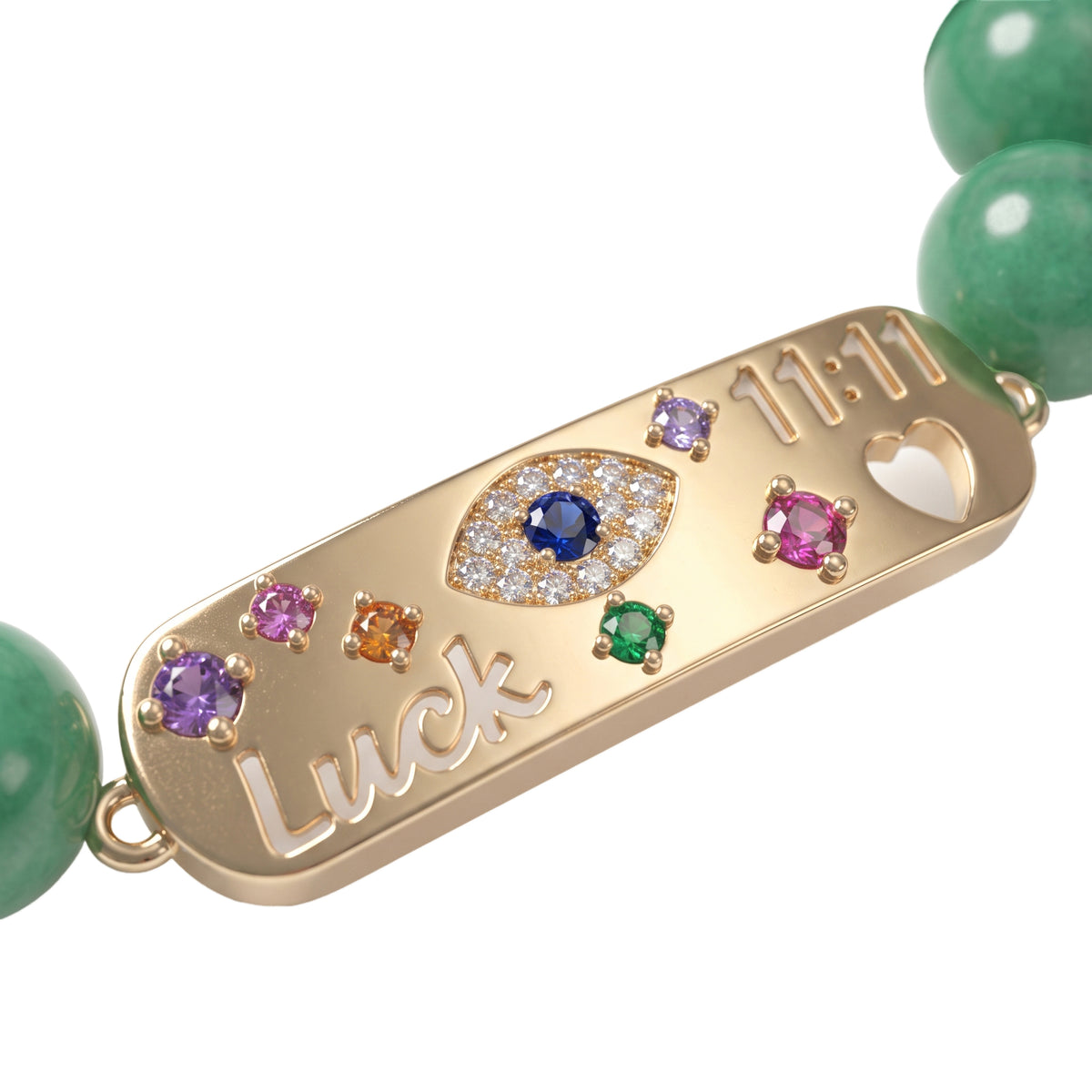 Chance 11:11 Jade Eye Bracelet