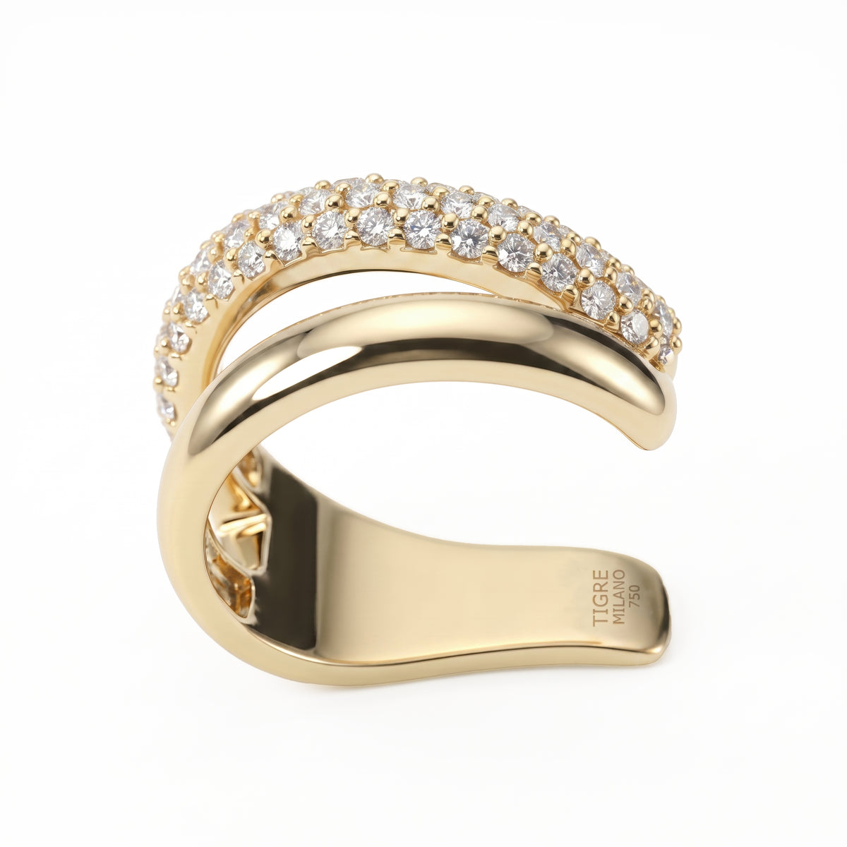 Épure Ear Cuff, 2 Sides, Diamond