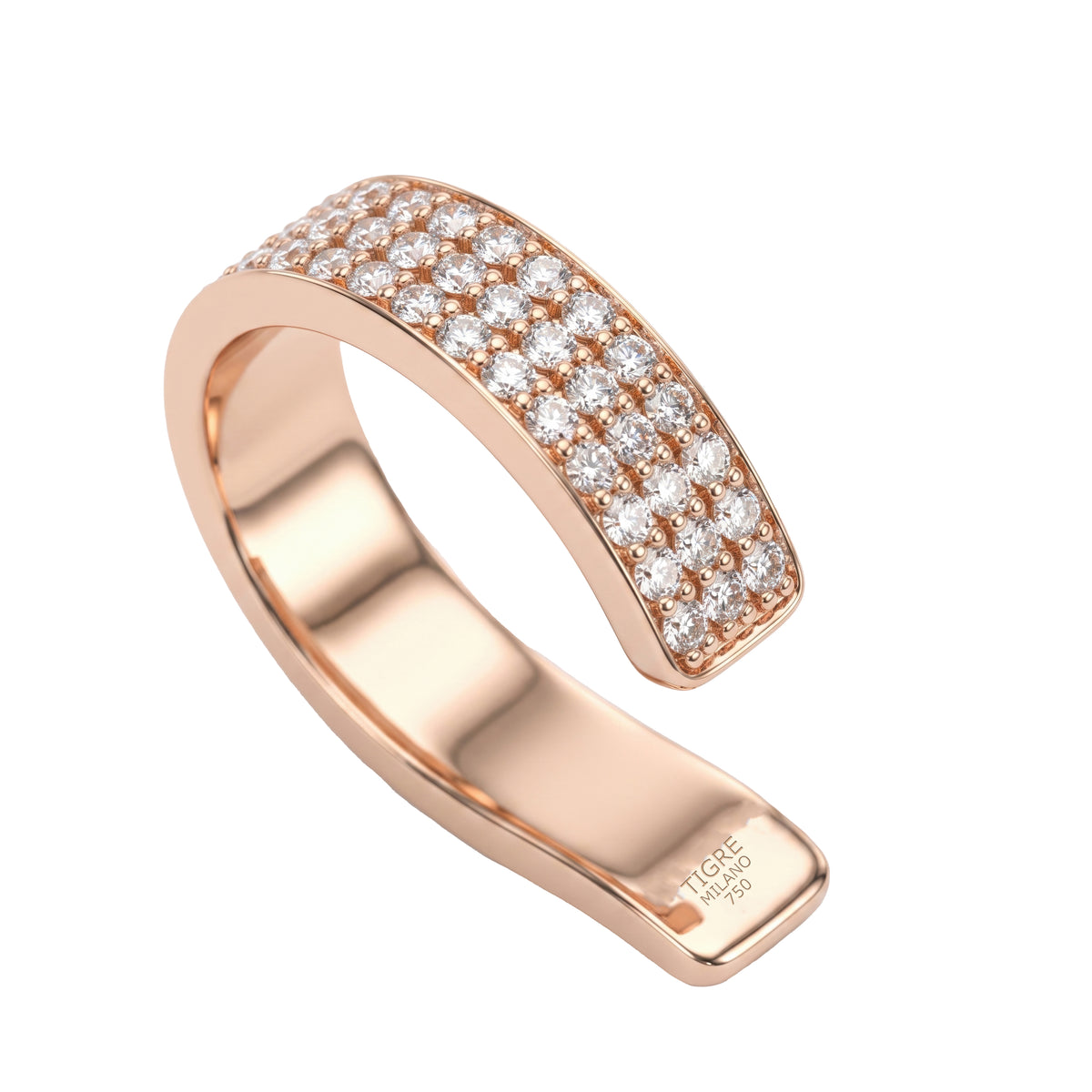 Diamond Ear Cuff, 3 Rows