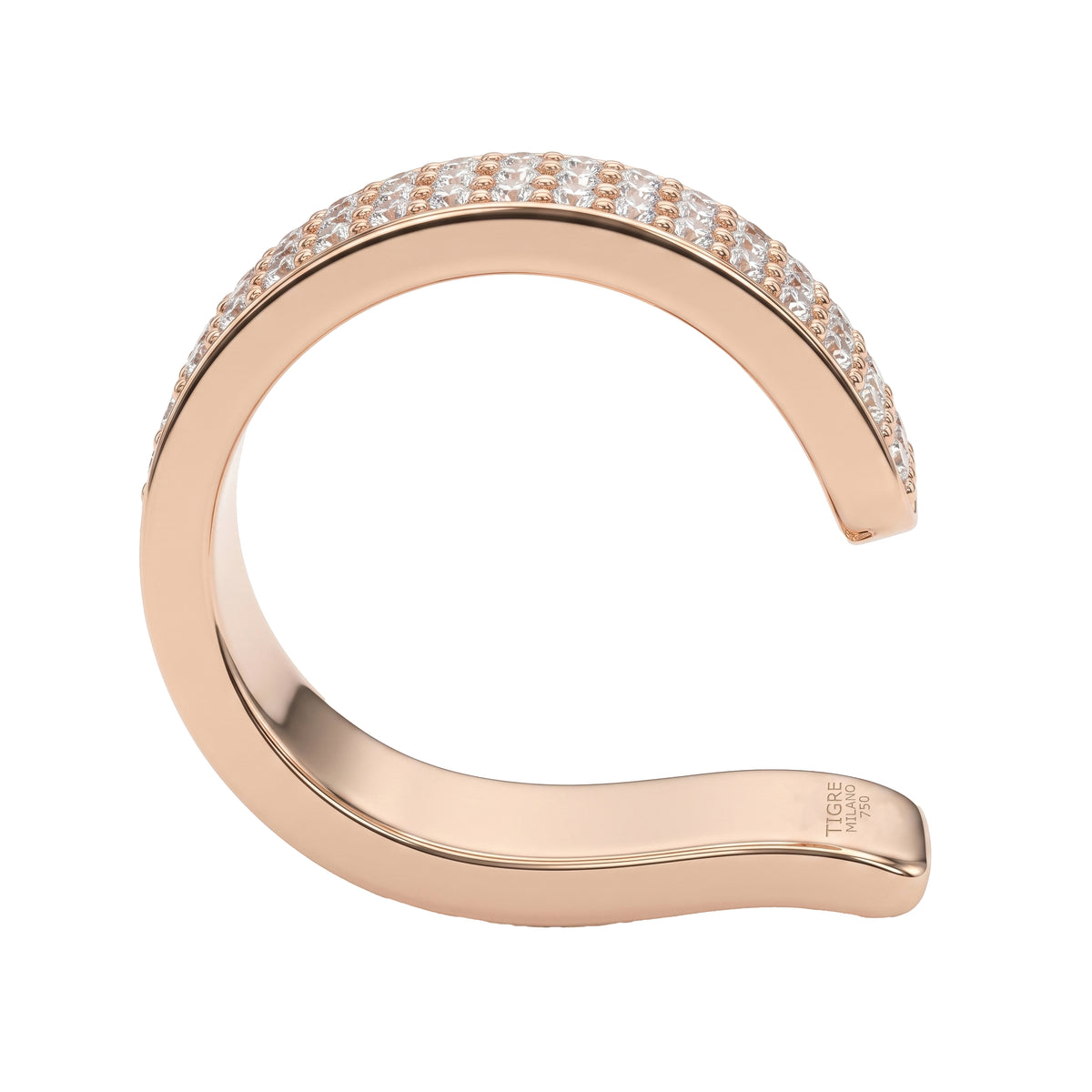 Diamond Ear Cuff, 3 Rows