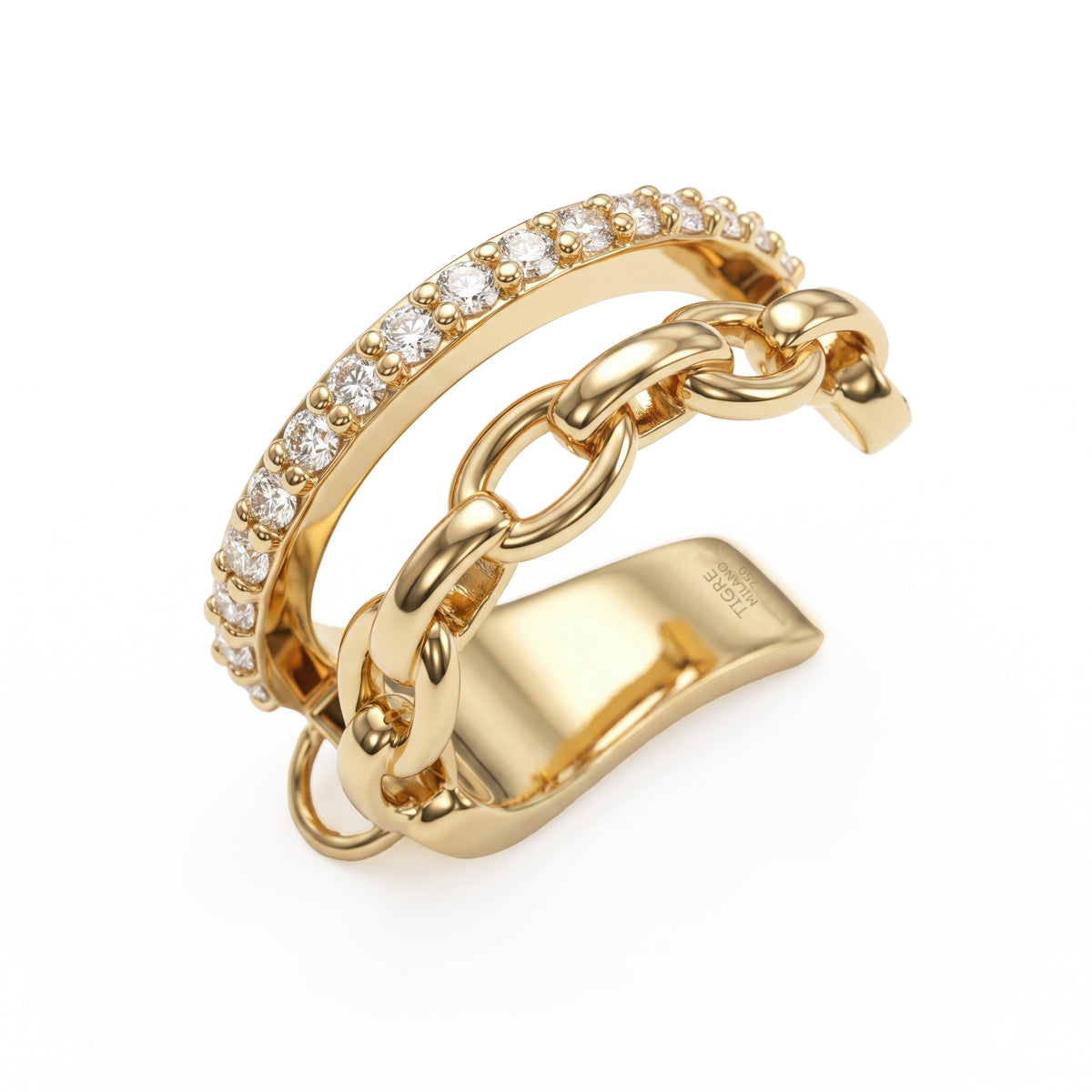 Chaîne Diamond Ear Cuff
