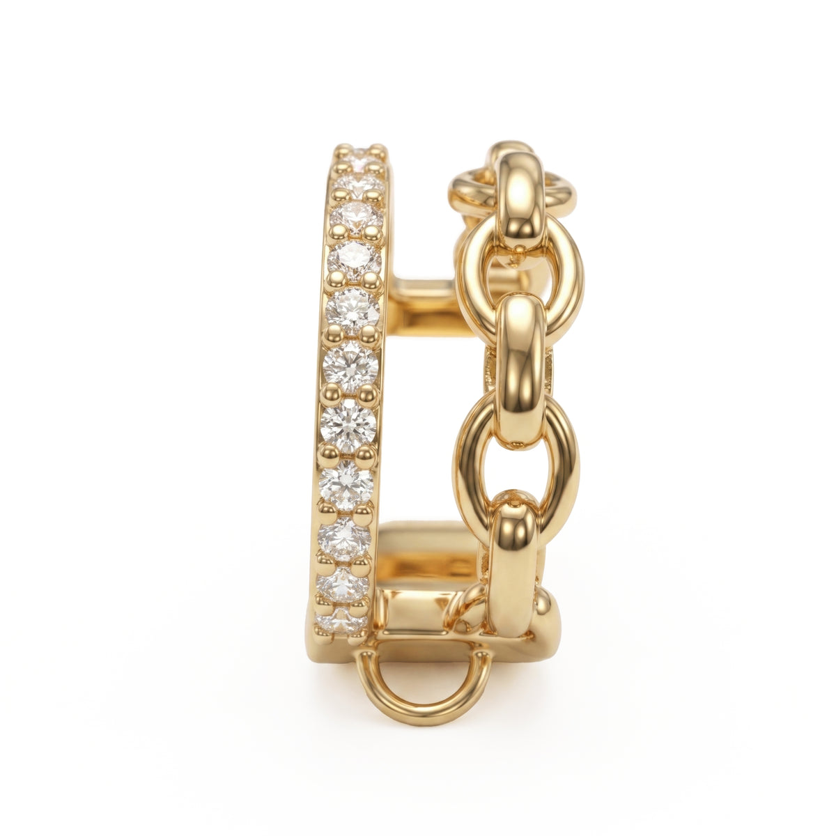 Chaîne Diamond Ear Cuff