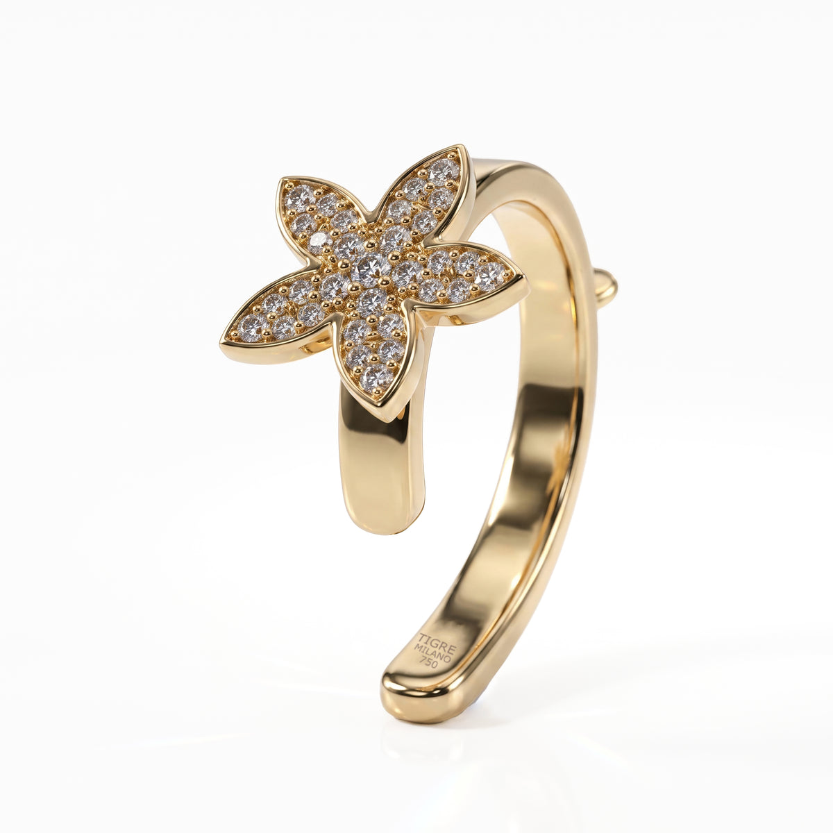Flora Gold Ear Cuff