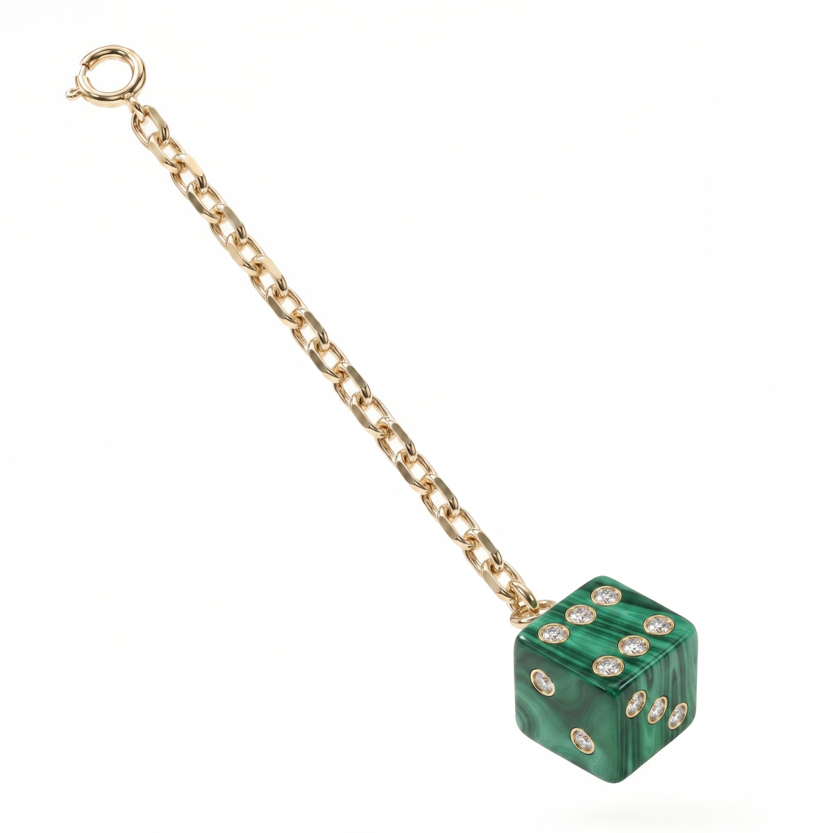 Dé Diamond Enamel Ear Cuff Chain