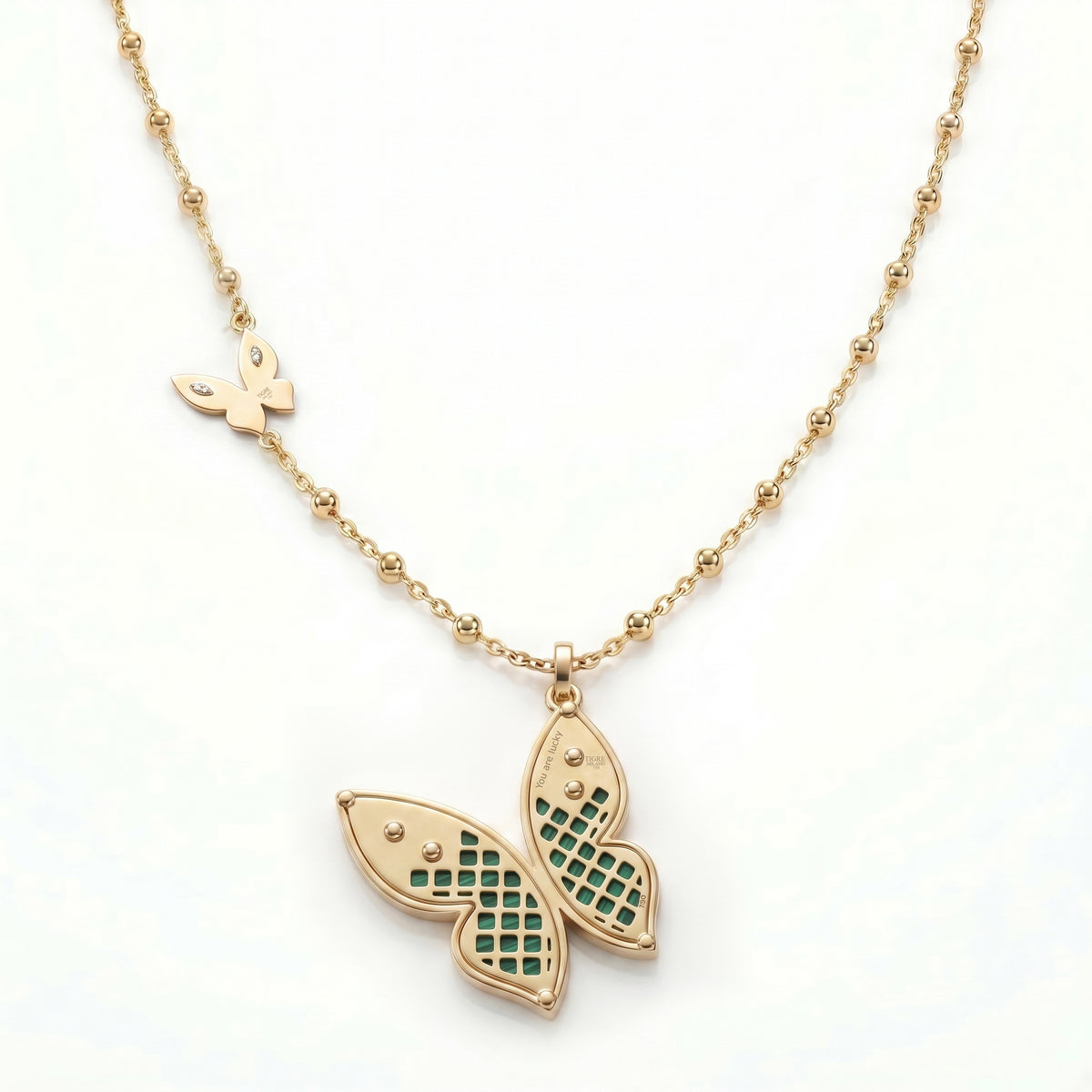 Farfalla Grand Turquoise Pendant Necklace