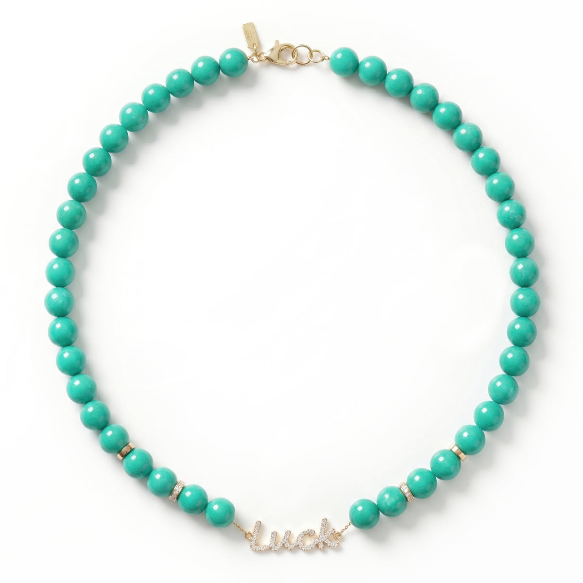 Chance Diamond Jade Choker Necklace